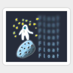 Space float Sticker